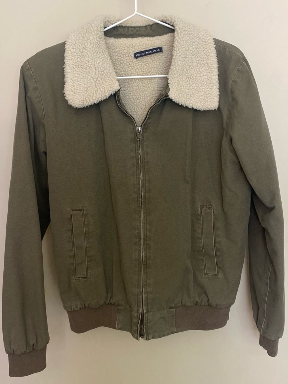 Brandy Melville Aviator Bomber Jacket